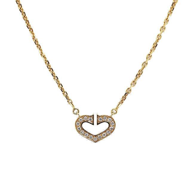 Cハートネックレス