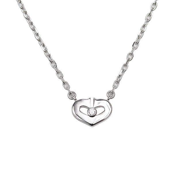 Cハートネックレス