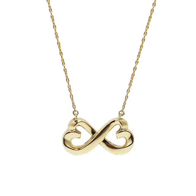 ダブルラビングハートネックレス