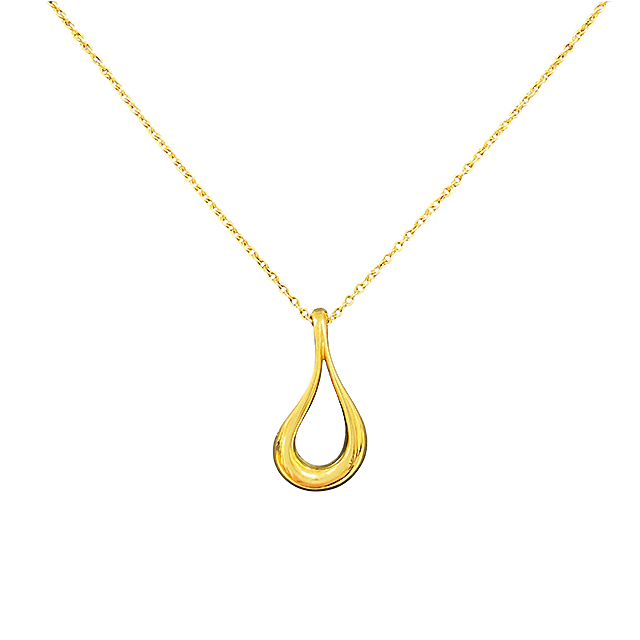 ティアドロップネックレス