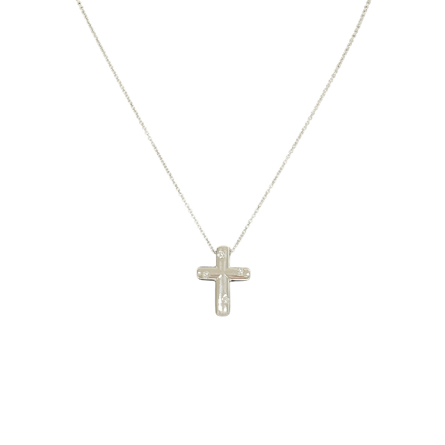 ドッツクロスネックレス