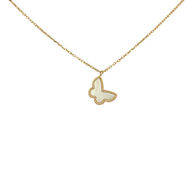 スウィートアルハンブラパピヨンネックレス