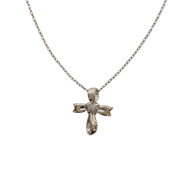 【MIKIMOTO】クロスネックレス